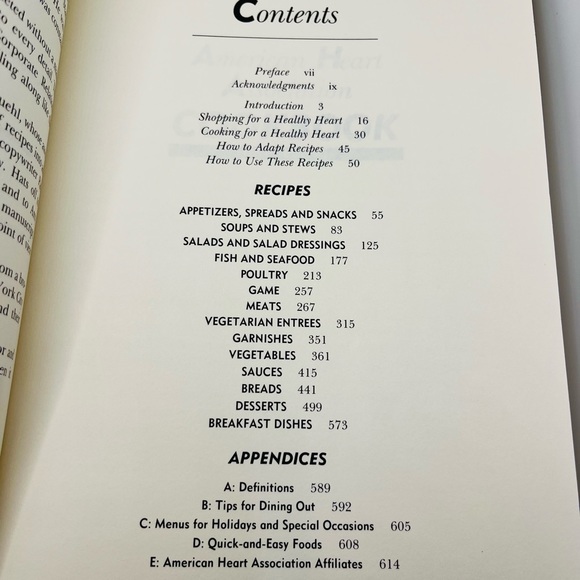 American Heart Association Cookbook 5th Edition 1991 Paperback Times Books!! - Picture 7 of 7